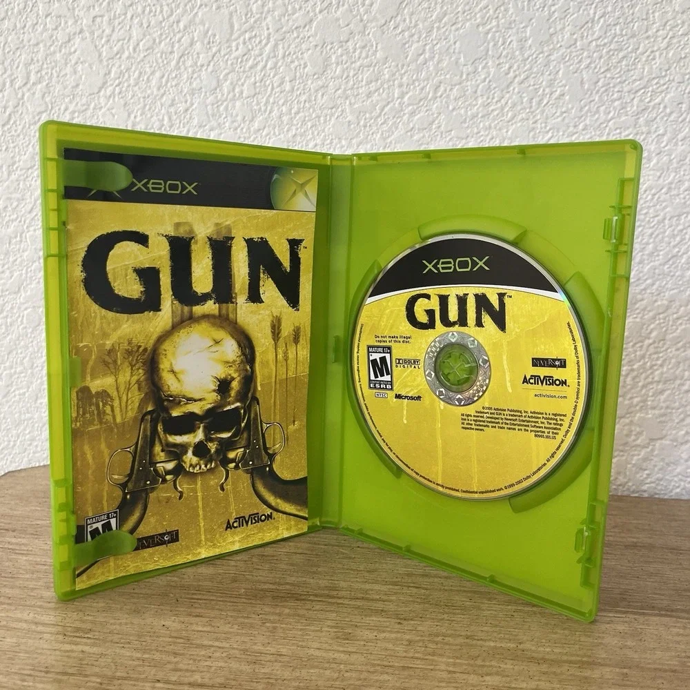 Gun (Microsoft Original Xbox, 2005) CIB Tested Working Disc